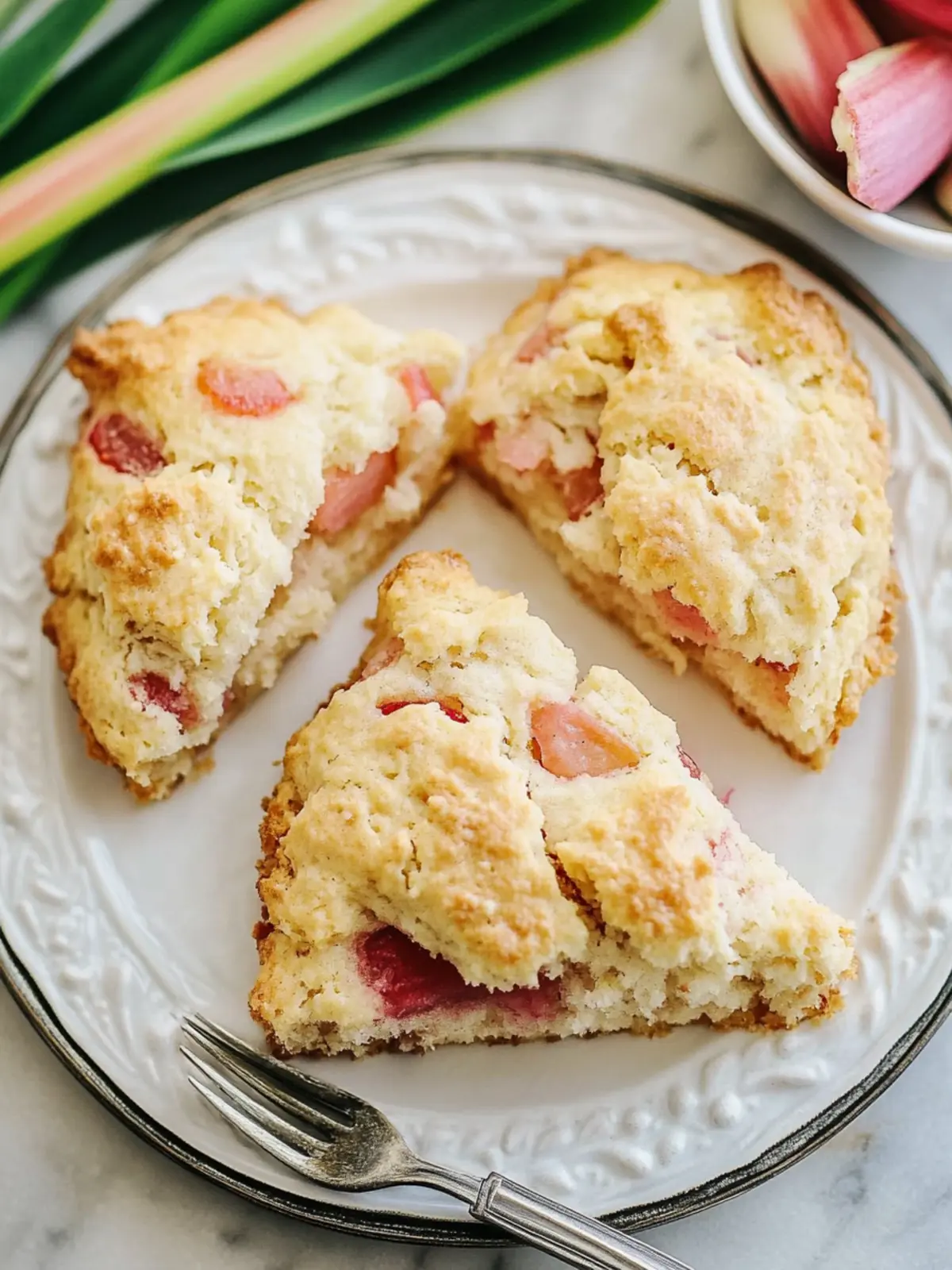 Deliciously Easy Rhubarb Scones You’ll Crave Daily 4 Easy Rhubarb Scones