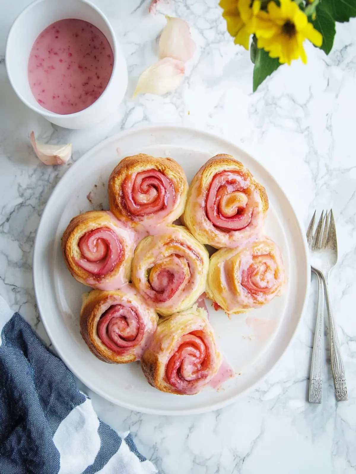 Rhubarb Rolls