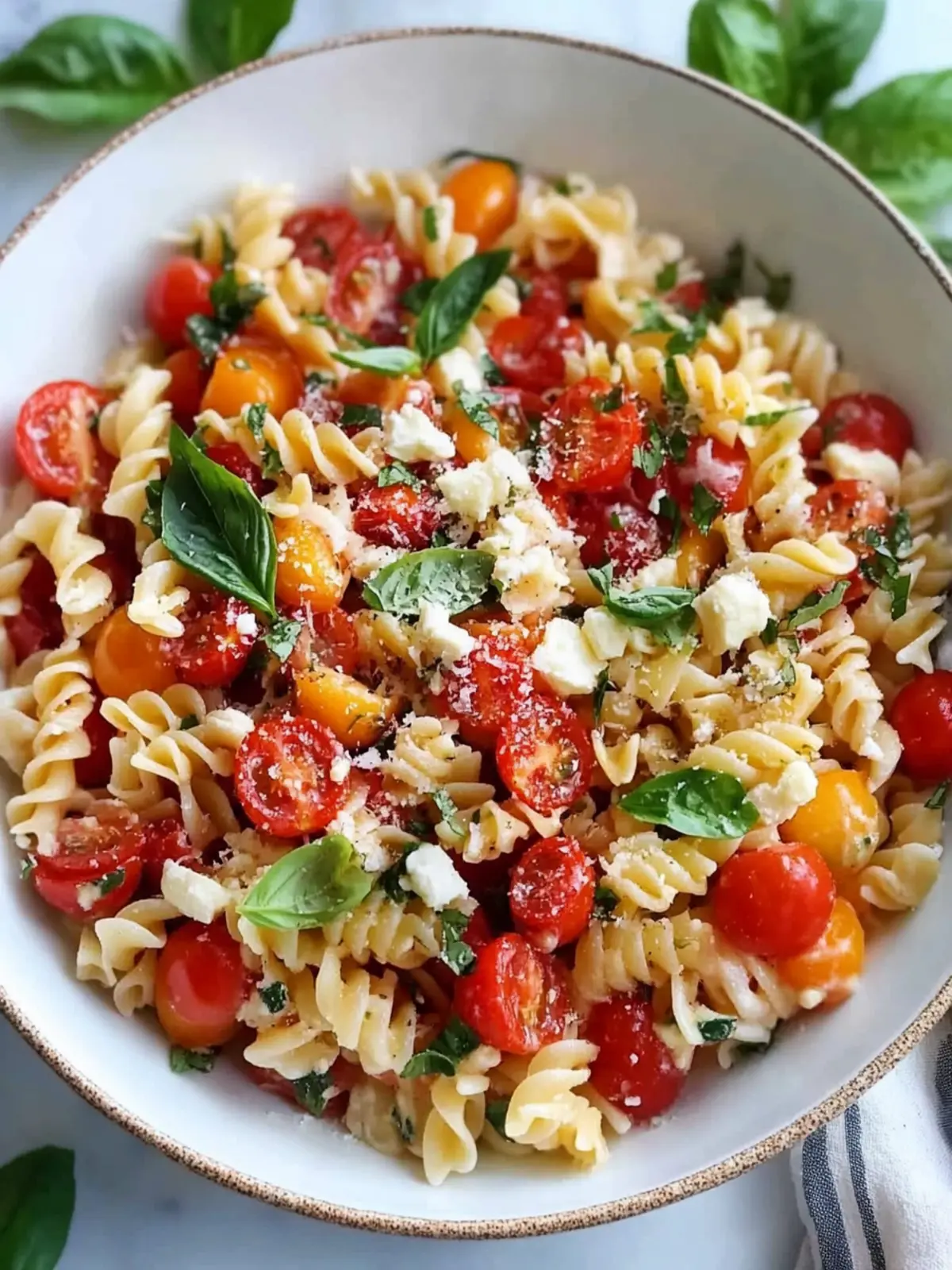 Cherry Tomato Bruschetta Pasta Salad for Summer Bliss 4 Cherry Tomato Bruschetta Pasta Salad