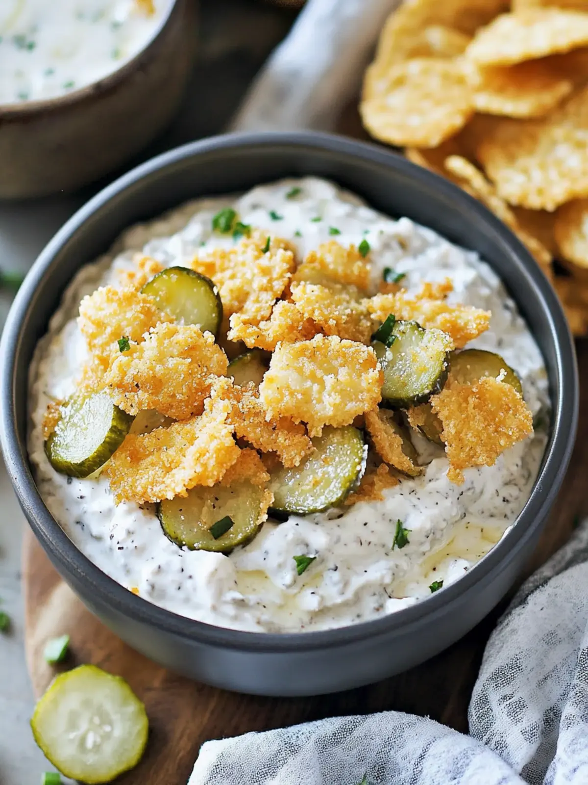 Fried Pickle Ranch Dip