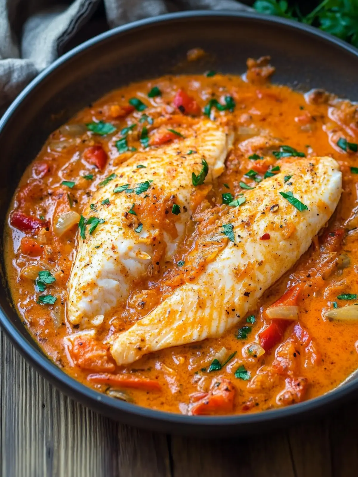 Savory Tilapia in Roasted Pepper Sauce for Easy Weeknight Dinners 5 Tilapia in Roasted Pepper Sauce