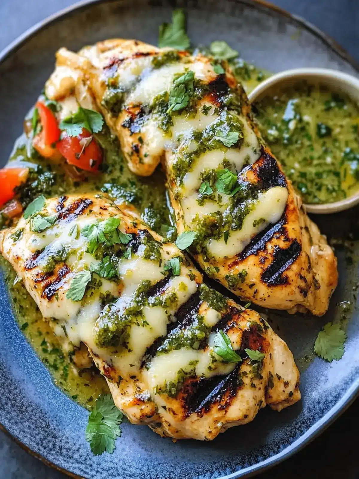 Cheesy Grilled Salsa Verde Pepper Jack Chicken in 30 Minutes 4 Cheesy Grilled Salsa Verde Pepper Jack Chicken