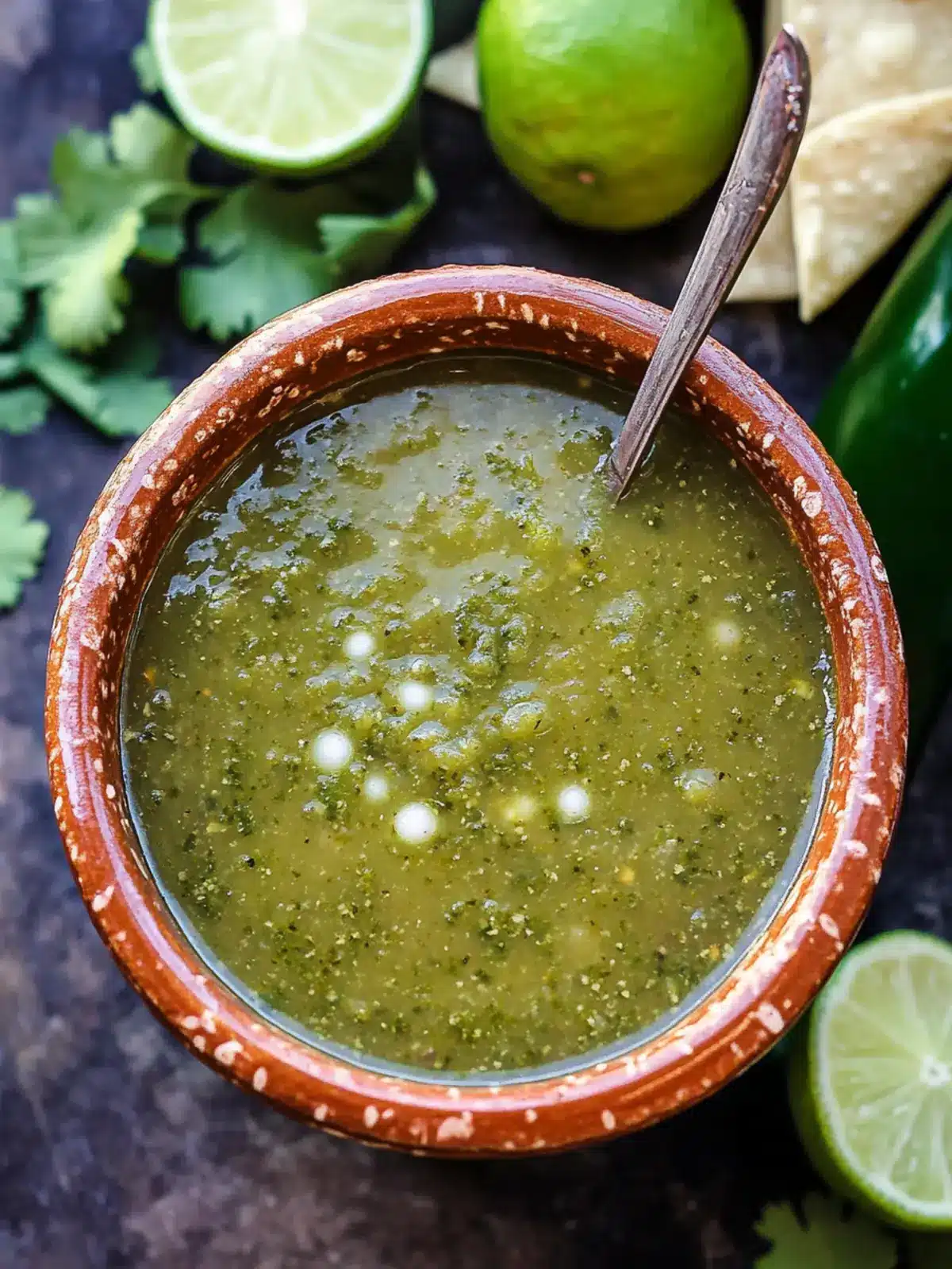 Zesty Green Enchilada Sauce with Roasted Tomatillos Bliss 2 Green Enchilada Sauce