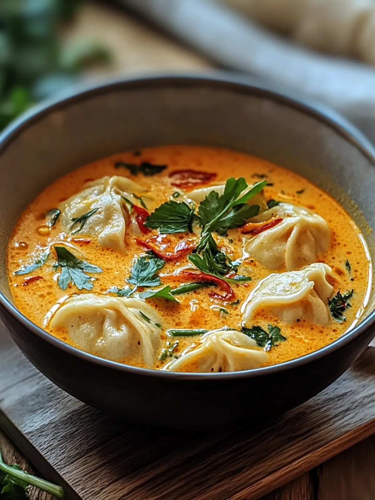 Comforting Coconut Curry Soup with Dumplings for Cozy Nights 2 Coconut Curry Soup with Dumplings