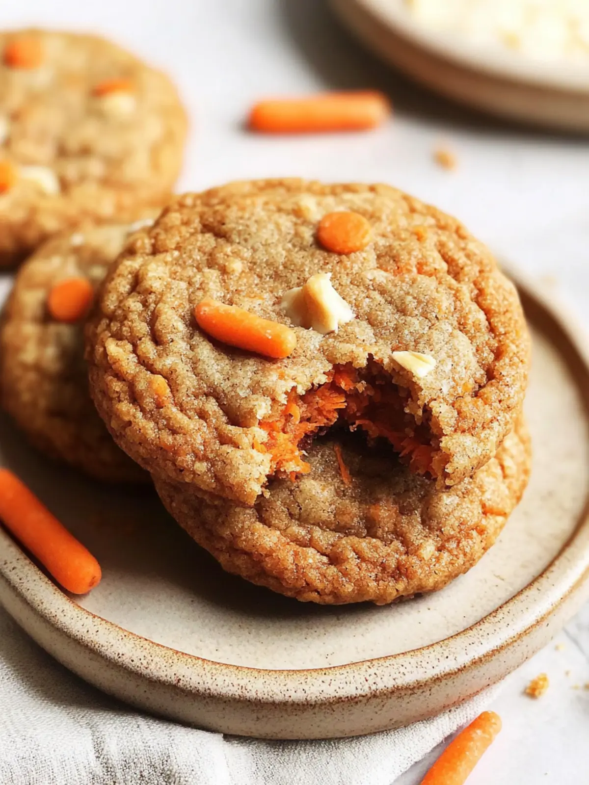 Chewy Brown Butter Carrot Cake Cookies