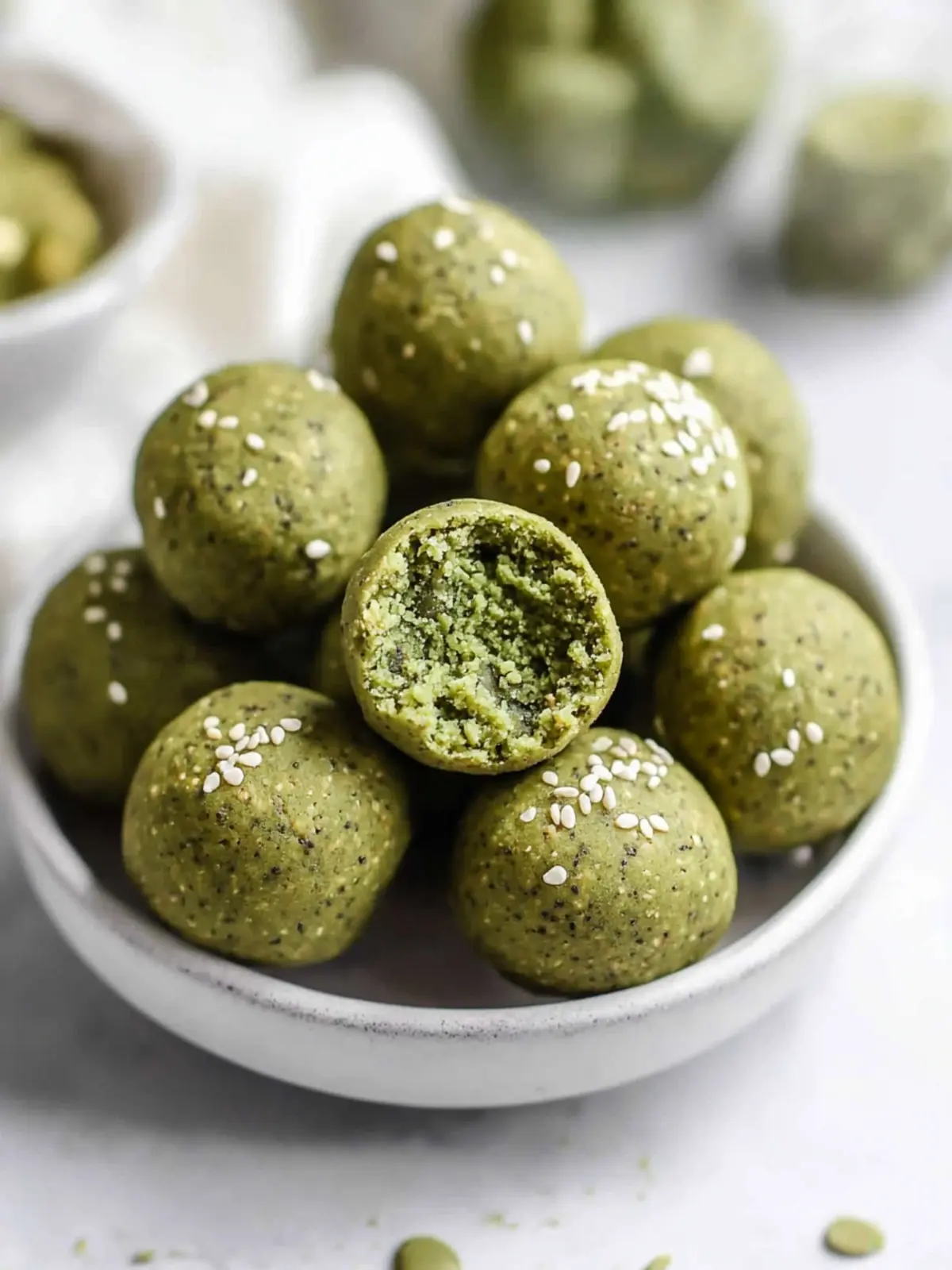 Energizing No Bake Matcha Cookie Dough Protein Bites Delight 3 No Bake Matcha Cookie Dough Protein Bites