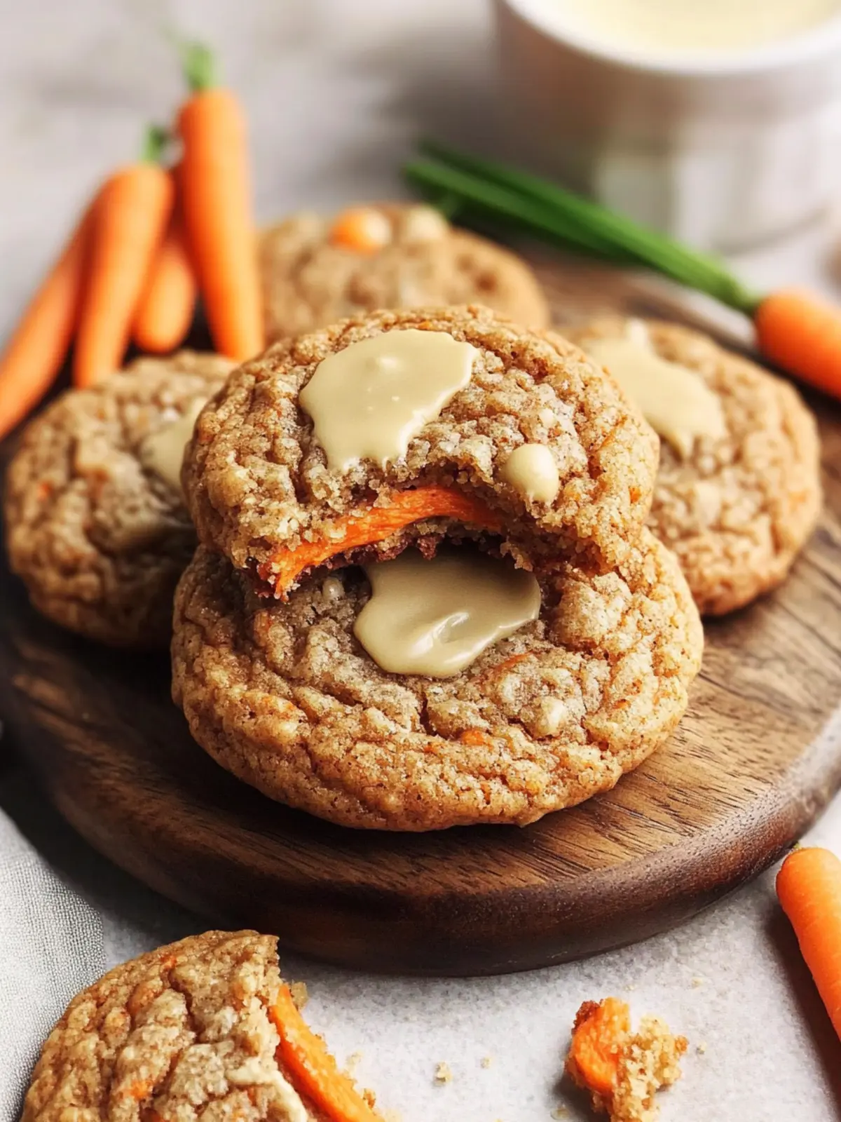 Irresistible Chewy Brown Butter Carrot Cake Cookies Recipe 3 Chewy Brown Butter Carrot Cake Cookies