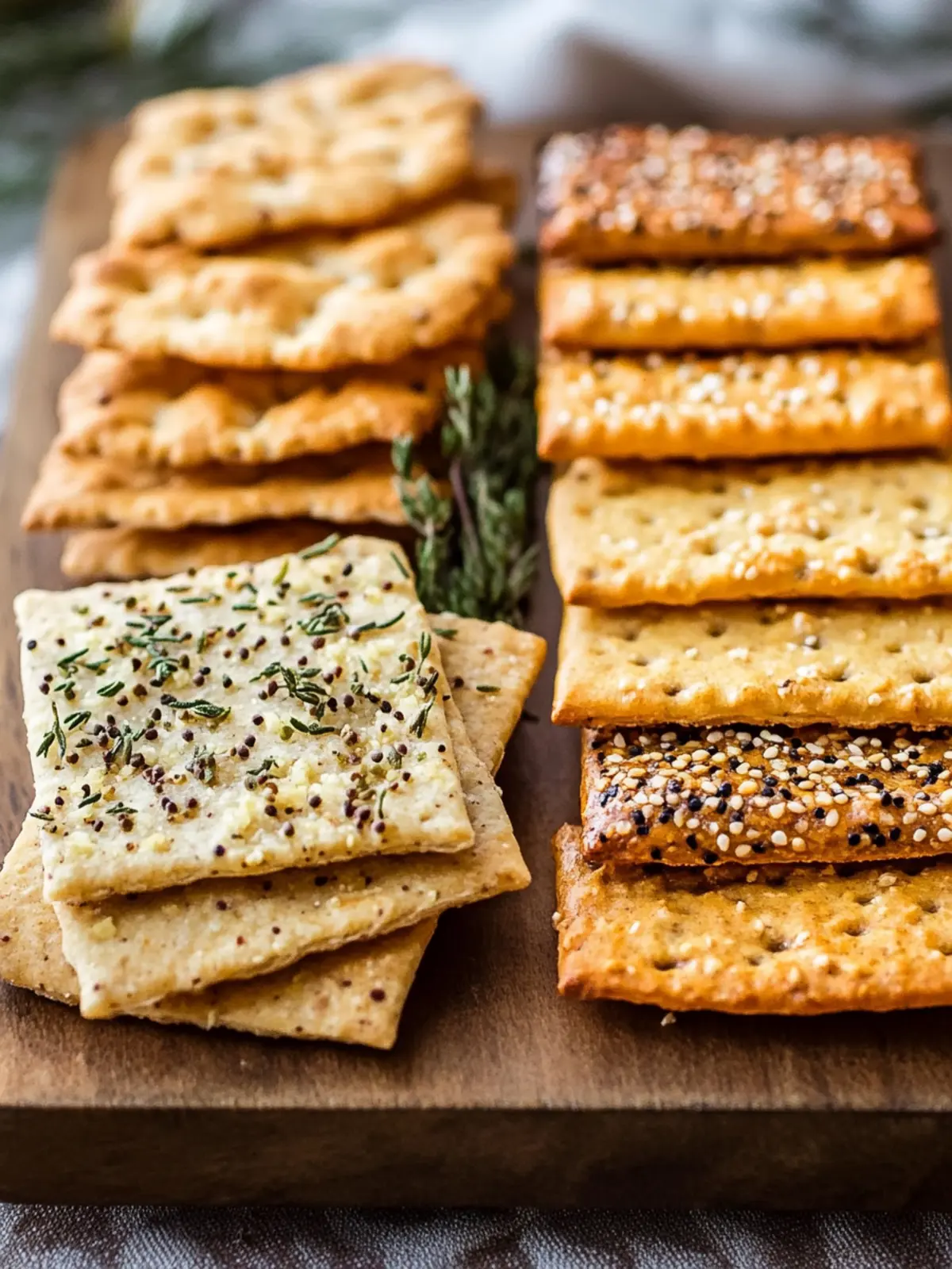 Homemade Artisan Crackers 4 Flavors: Snack Your Heart Out 4 Homemade Artisan Crackers 4 Flavors