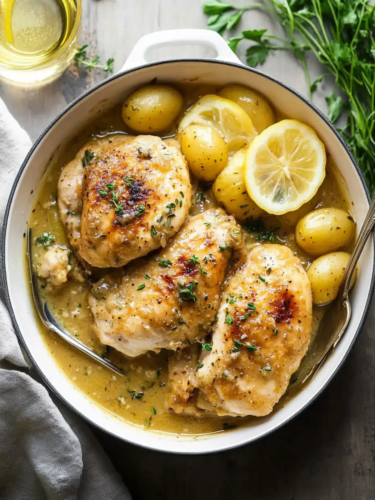 Delicious Chicken in White Wine Sauce for Cozy Dinners 3 Chicken in White Wine Sauce