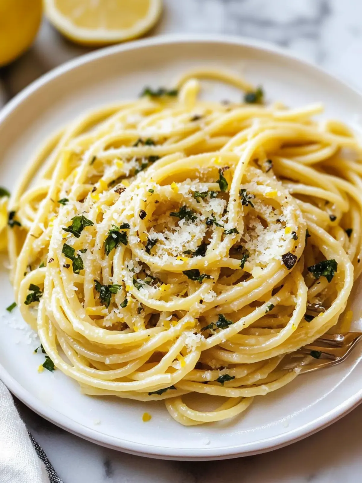 Easy 20 Minute Lemon Garlic Pasta That Will Brighten Your Day 3 Easy 20 Minute Lemon Garlic Pasta