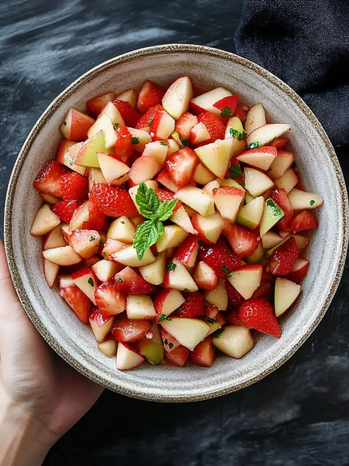 Fresh Apple Salsa with Strawberries: Your No-Cook Summer Delight 2 Fresh Apple Salsa with Strawberries