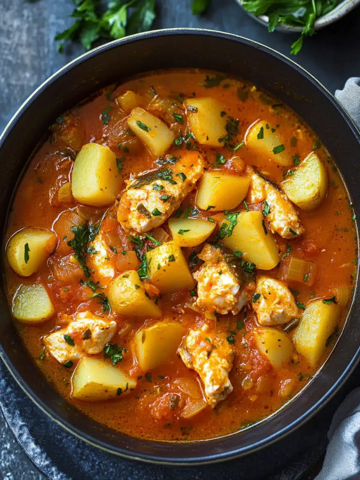 Spanish Fish Stew with Potatoes