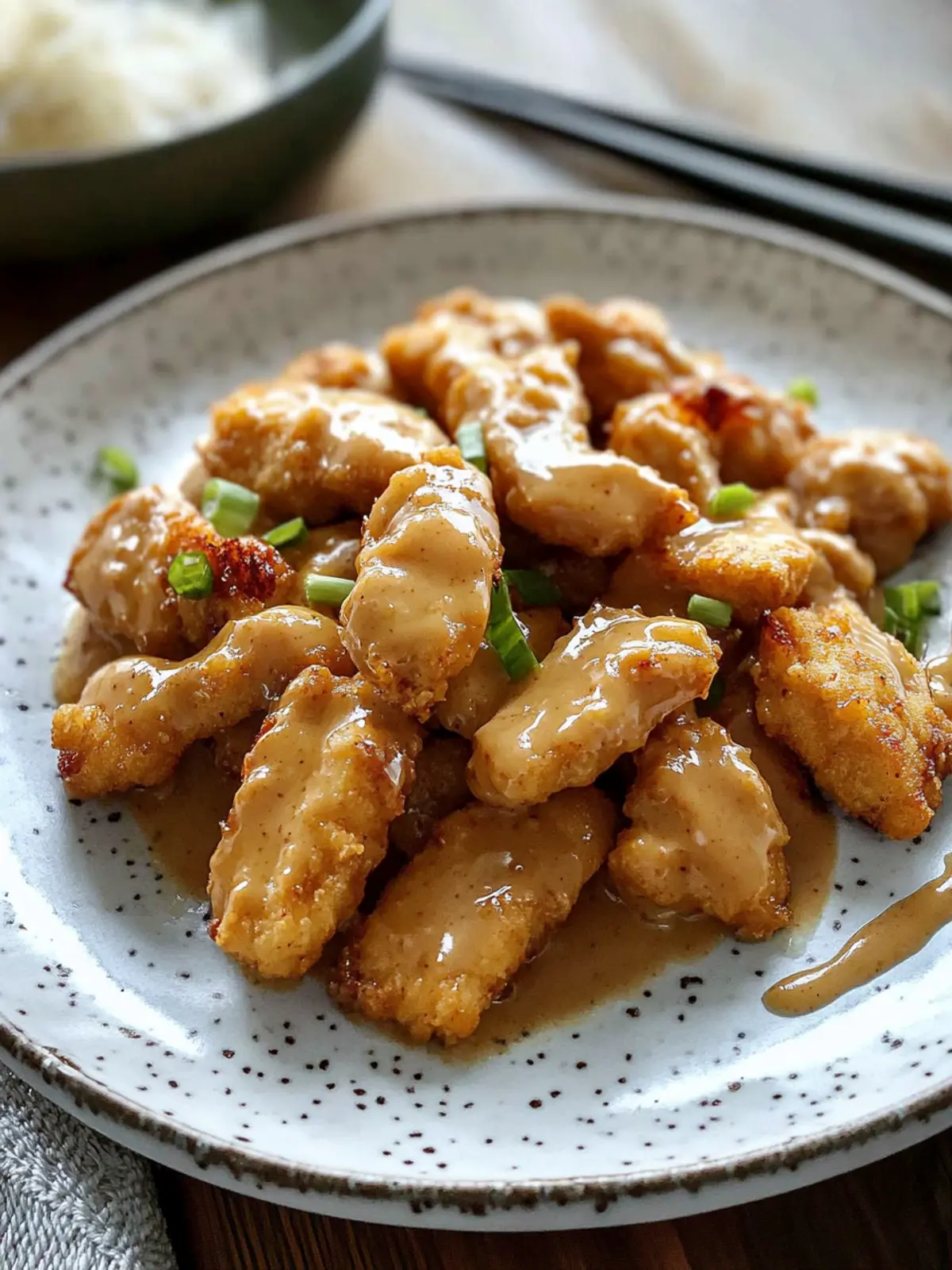 Crispy Chinese Peanut Butter Chicken Buffet Style You’ll Love 2 Chinese Peanut Butter Chicken (Buffet Style)
