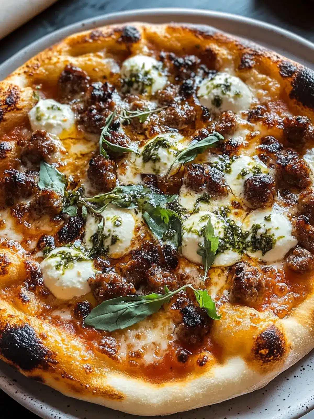 Sausage Ricotta Honey Hot Pizza: Your New Favorite Slice 4 Sausage Ricotta Honey Hot Pizza