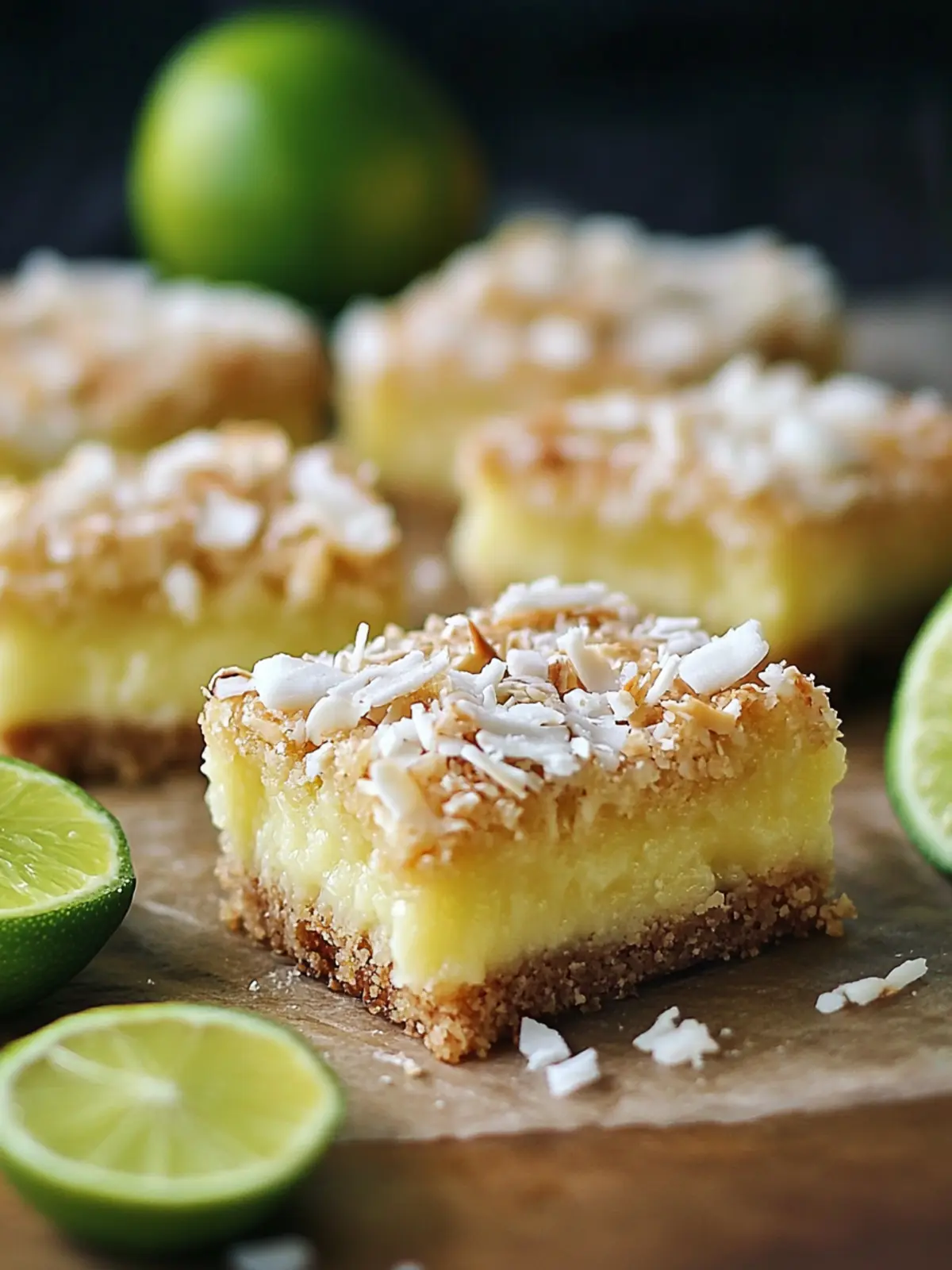 Indulge in Zesty Coconut Lime Bars for Summer Bliss 2 Coconut Lime Bars
