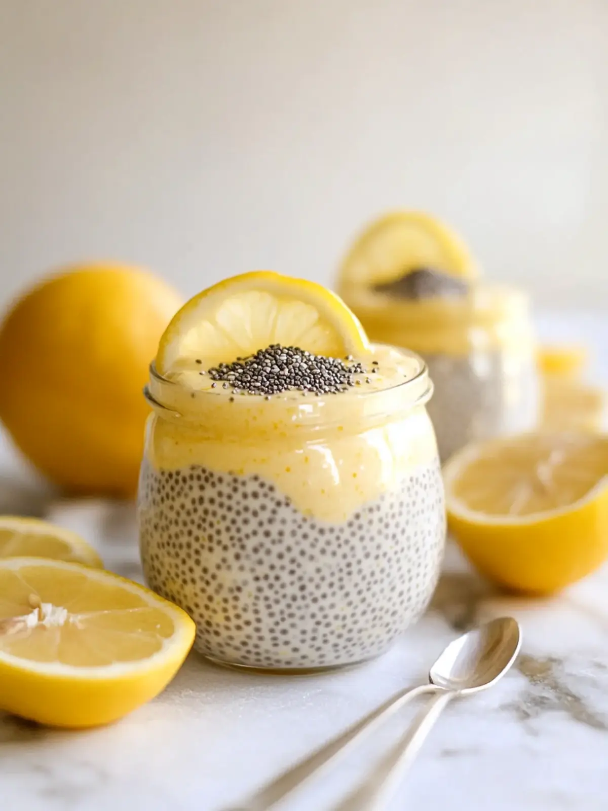 Deliciously Creamy Lemon Chia Pudding for a Refreshing Treat 2 Lemon Cream Chia Pudding