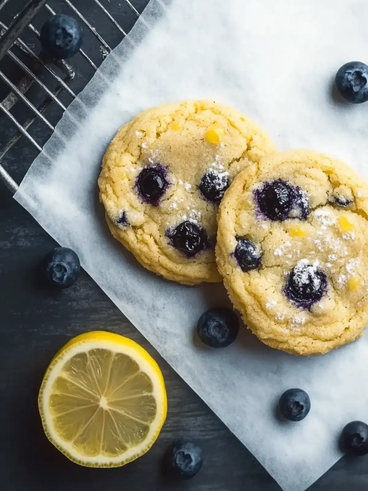 Lemon Blueberry Cookies: Brighten Your Day with Sweet Bliss 3 Lemon Blueberry Cookies