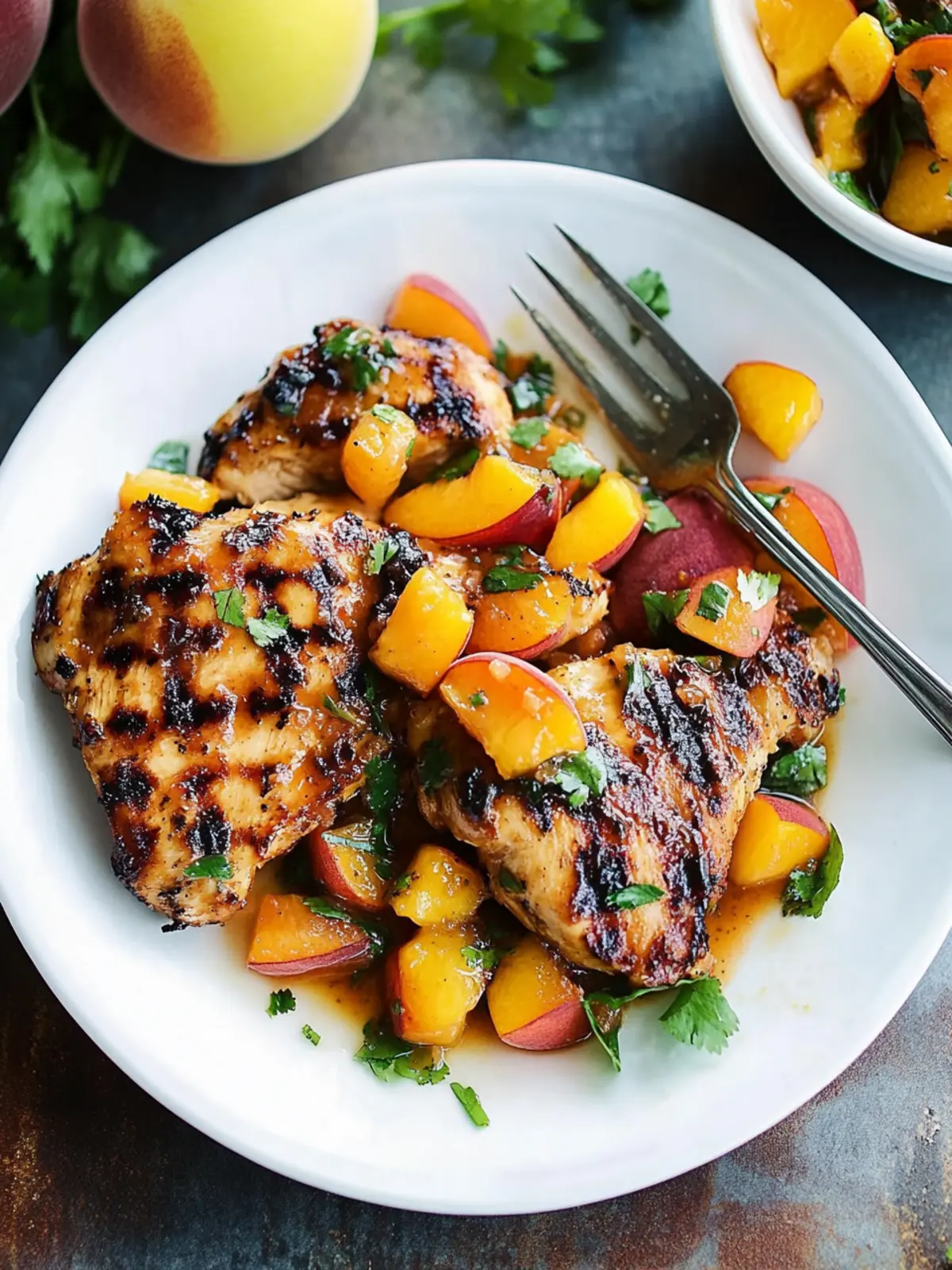 Grill Up Flavorful Peach Salsa Chicken That'll Wow You 4 Peach Salsa Chicken