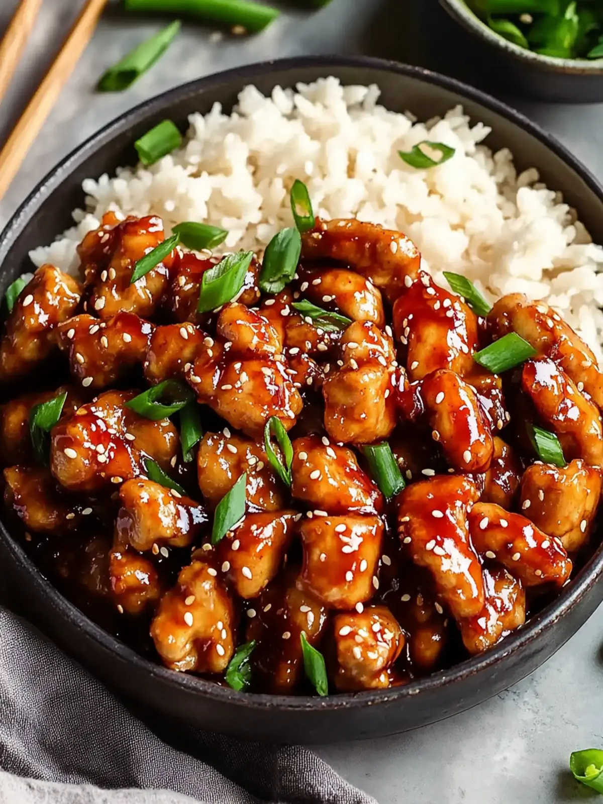 Tasty High Protein Sesame Chicken