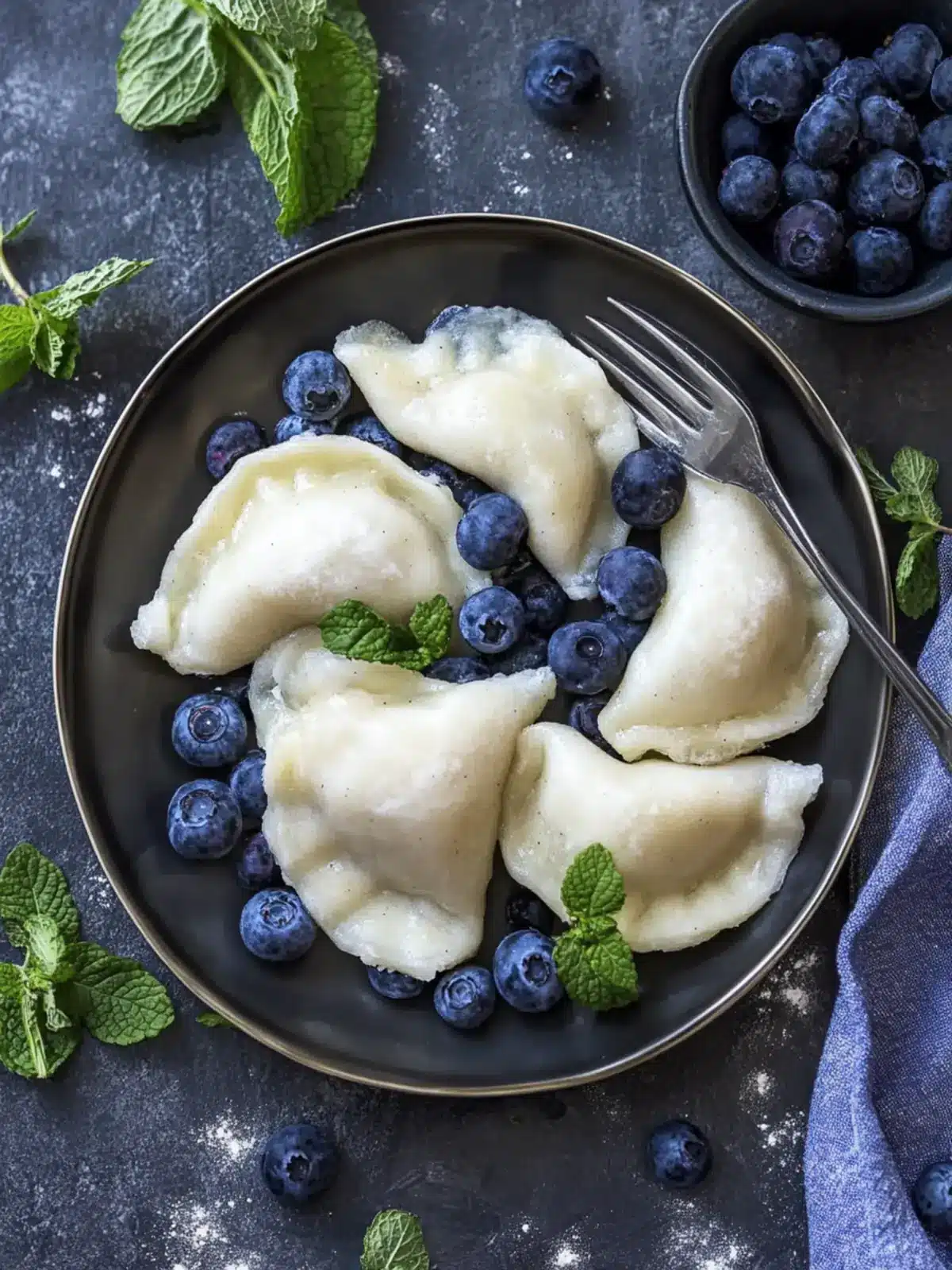 Delicious Steamed Blueberry Pierogi That Will Delight You 2 Steamed Blueberry Pierogi