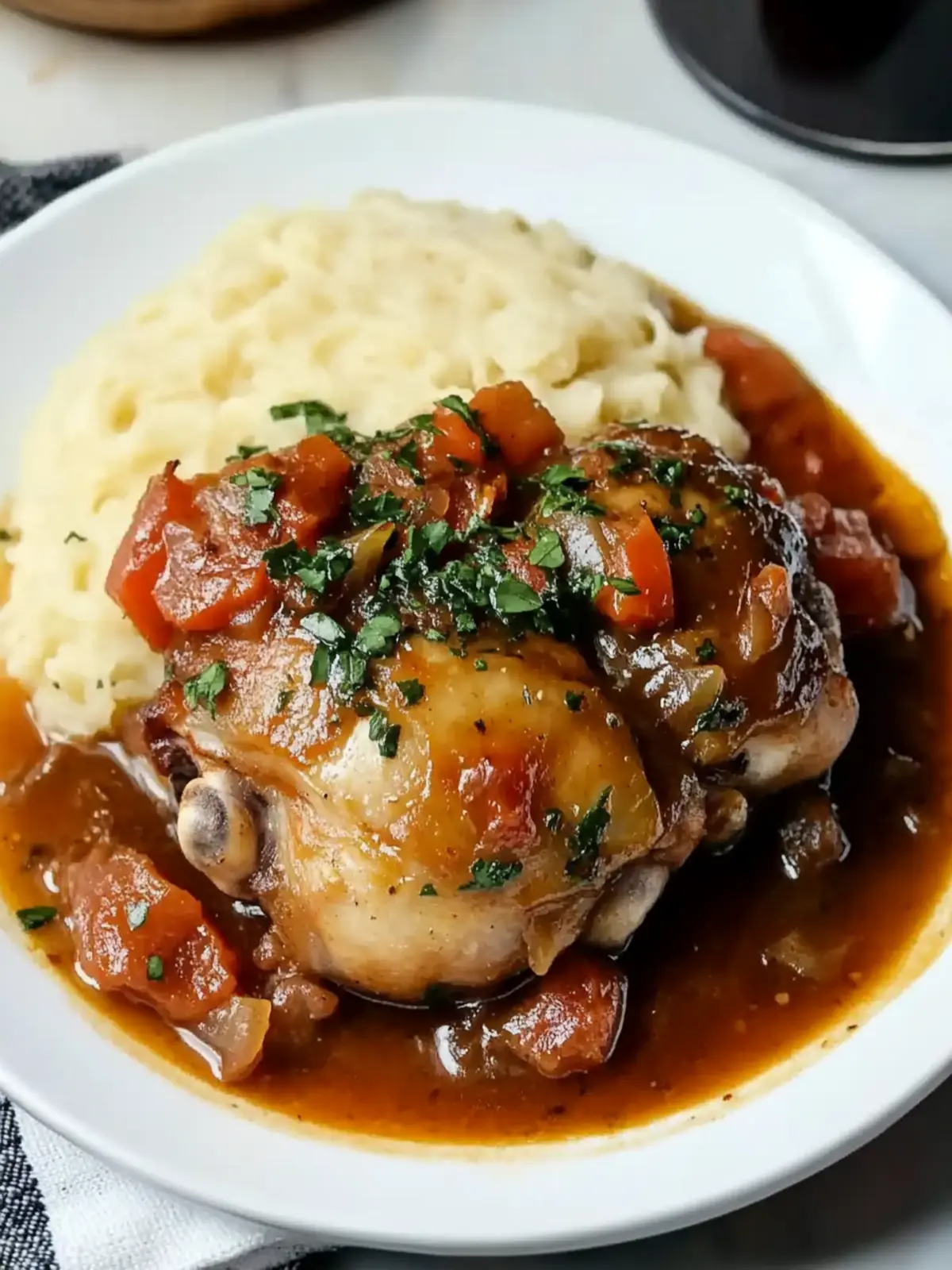 Chicken Thigh Osso Bucco