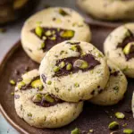 Decadent Dark Chocolate Pistachio Slice & Bake Cookies Delight 10 Dark Chocolate Pistachio Slice & Bake Cookies