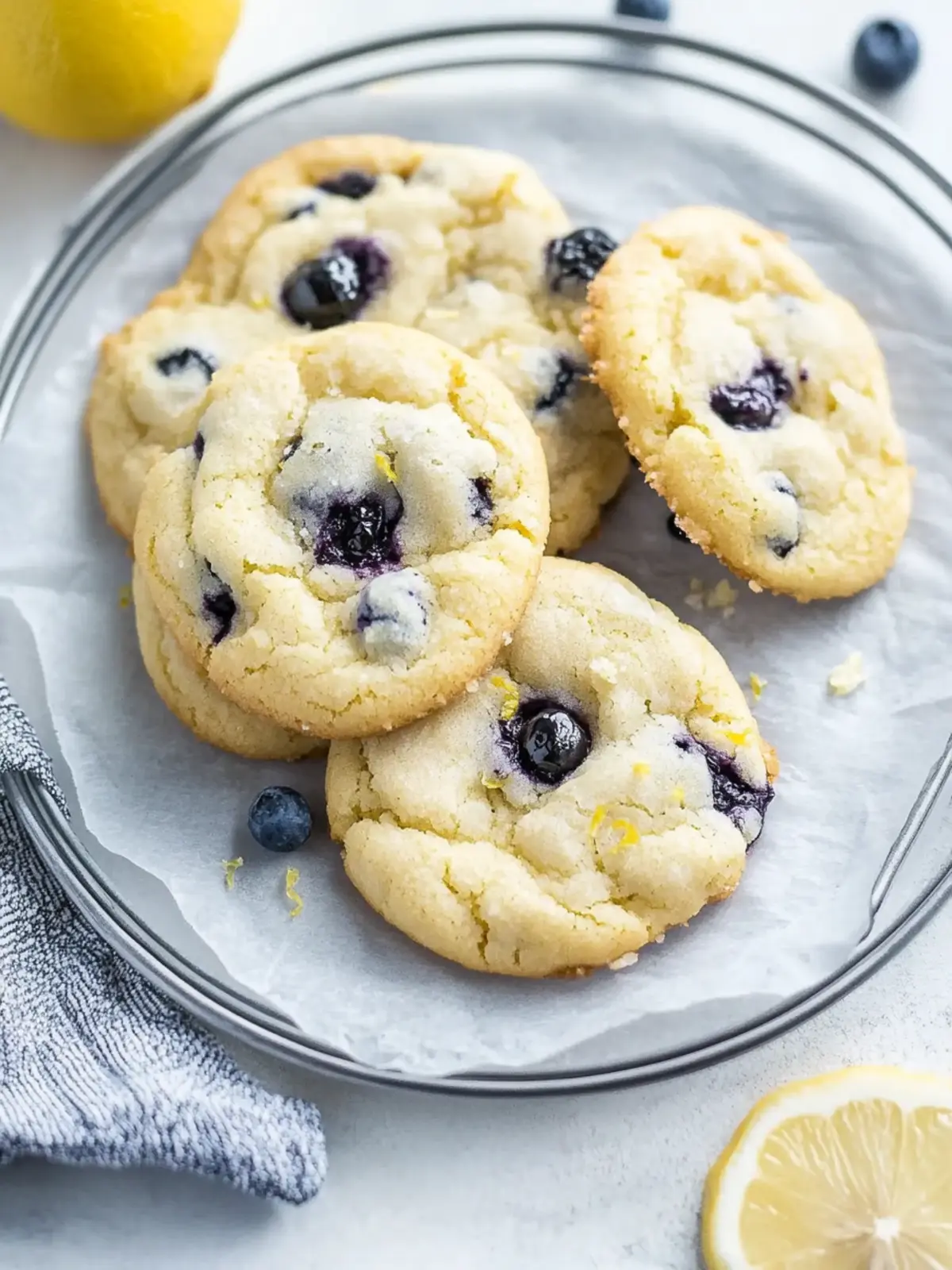 Lemon Blueberry Cookies