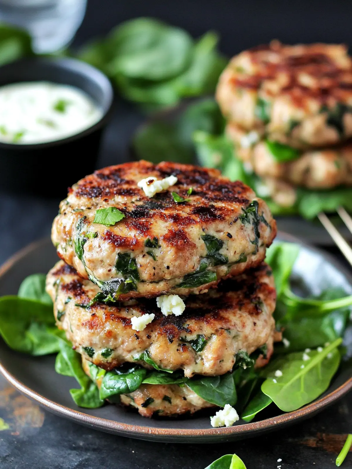 Keto Spinach Feta Turkey Burgers That Will Wow Your Tastebuds 4 Keto Spinach Feta Turkey Burgers