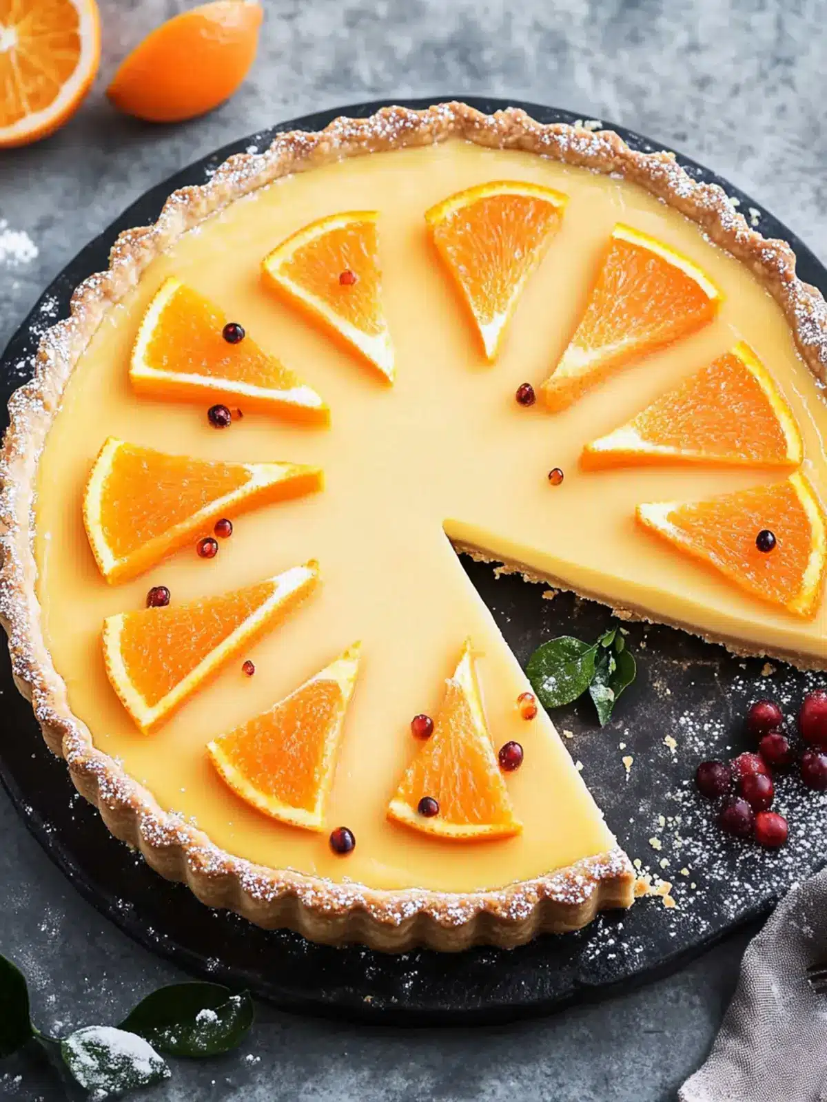 Irresistible French Orange Tart for Cozy Winter Gatherings 4 French Orange Tart