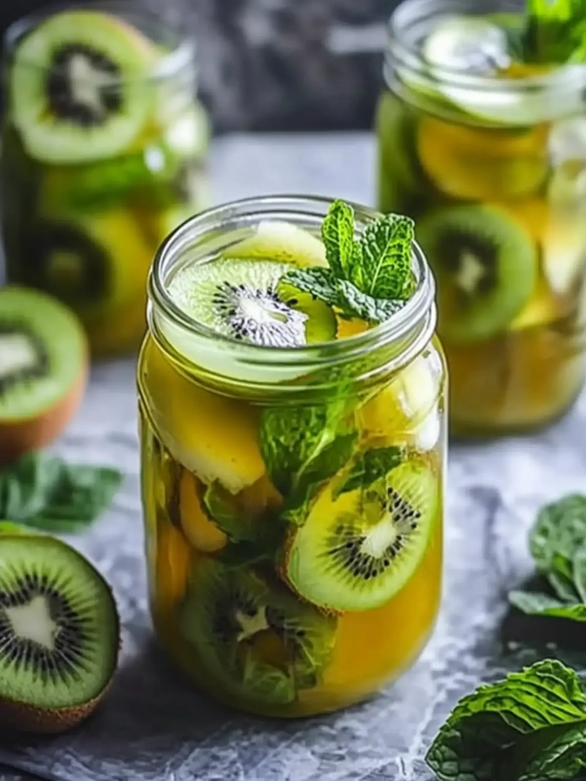 Kiwi Mint Cold Brew Green Tea for Ultimate Summer Refreshment 3 Kiwi Mint Cold Brew Green Tea