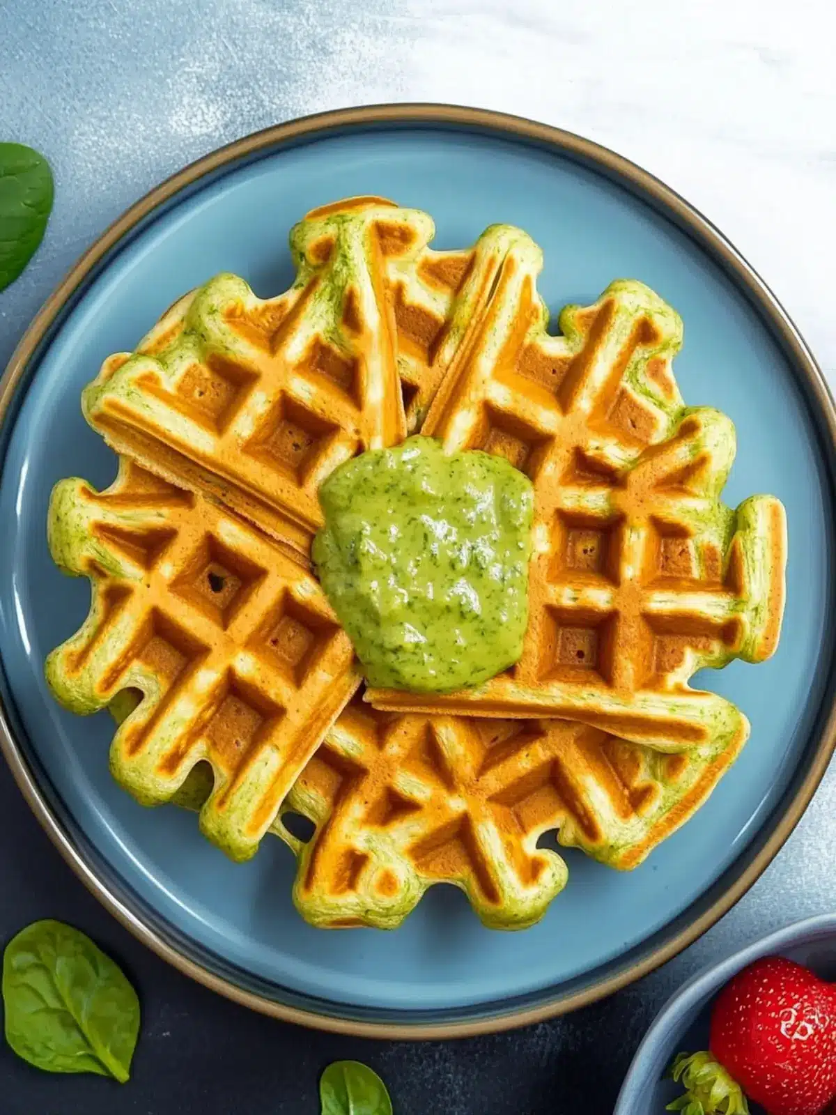 5-Star Fluffy Spinach Waffles That Kids Will Devour! 5 5-Star Fluffy Spinach Waffles