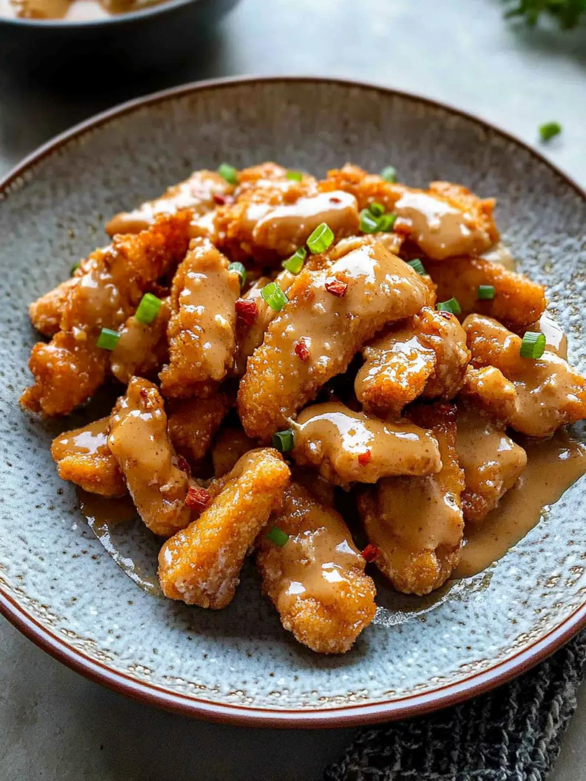 Crispy Chinese Peanut Butter Chicken Buffet Style You’ll Love 5 Chinese Peanut Butter Chicken (Buffet Style)