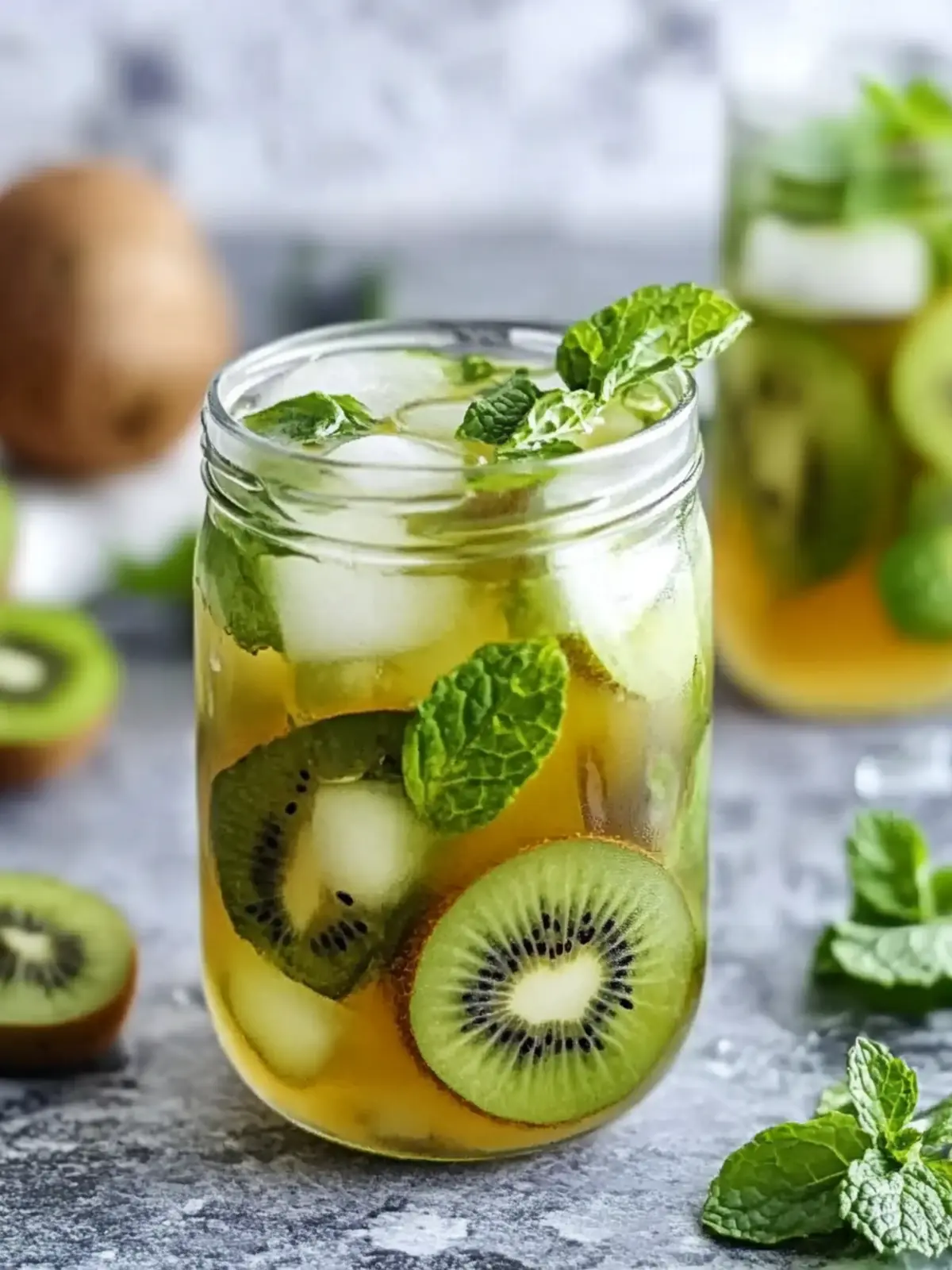 Kiwi Mint Cold Brew Green Tea for Ultimate Summer Refreshment 5 Kiwi Mint Cold Brew Green Tea
