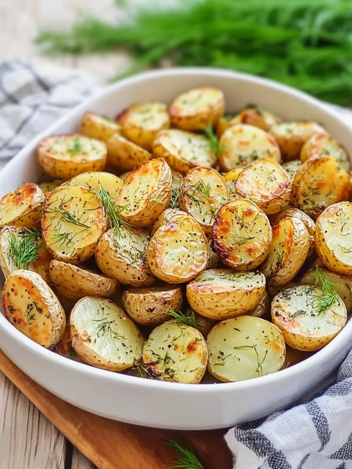 Crispy Roasted Dill Potatoes: A Flavorful Comfort Food Delight 4 Roasted Dill Potatoes