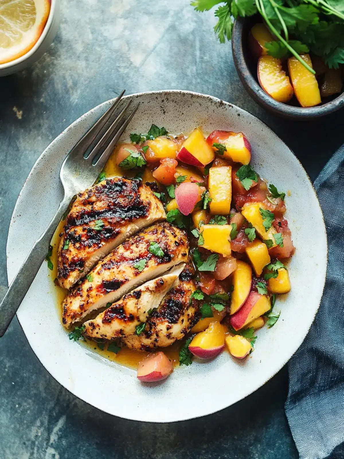 Grill Up Flavorful Peach Salsa Chicken That'll Wow You 3 Peach Salsa Chicken