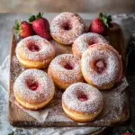 Strawberry Donut Rolls: Fluffy Brioche with Sweet Surprise 8 Strawberry Donut Rolls