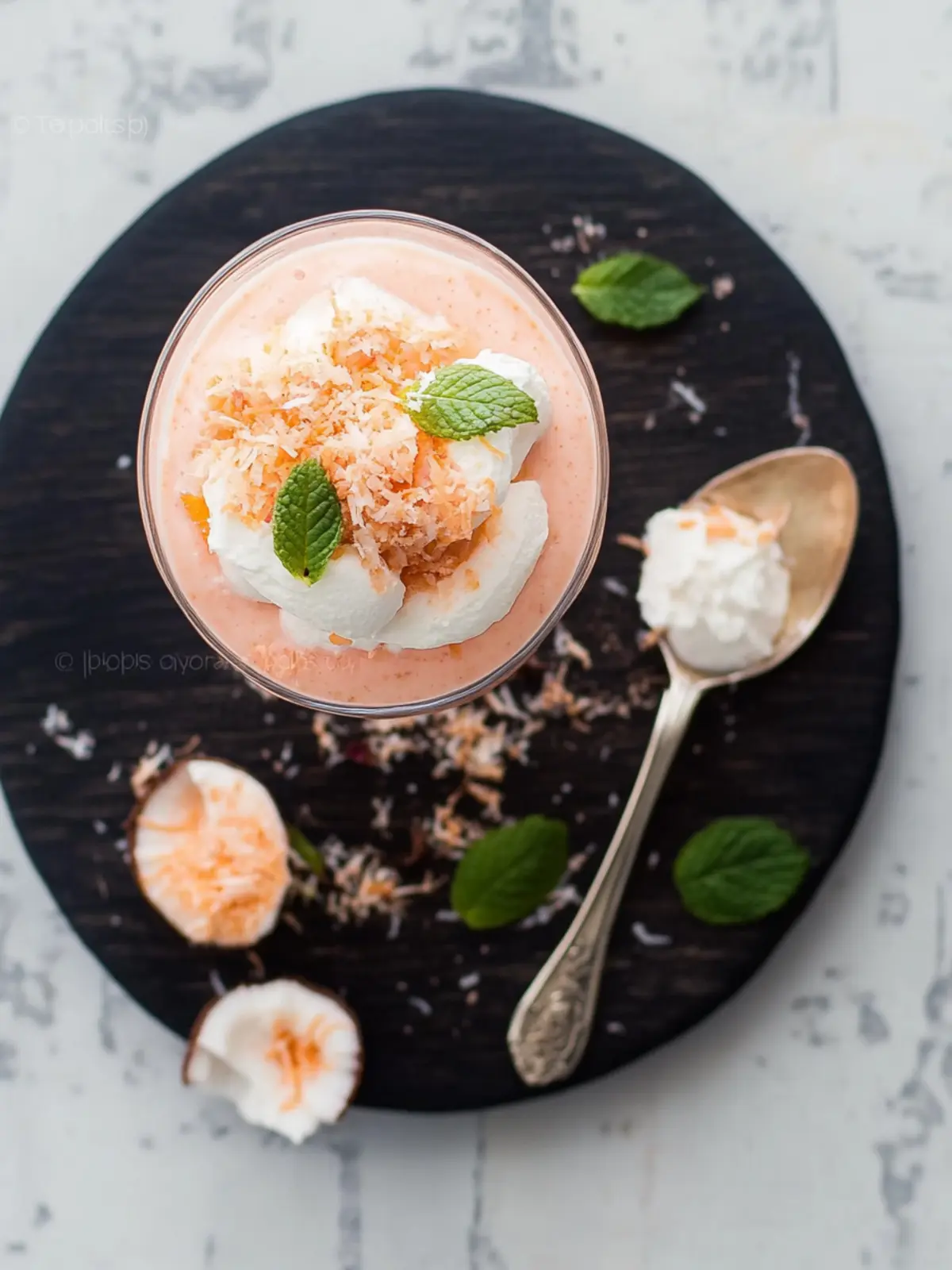 Coconut Rose Cream Cantaloupe: A Refreshing Summer Treat 2 Coconut Rose Cream