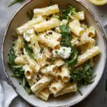 Zesty Lemon Ricotta Pasta With Arugula in 20 Minutes! 10 Lemon Ricotta Pasta With Arugula