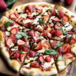 Sweet Strawberry Pizza with Fresh Mozzarella & Balsamic Drizzle 41 Strawberry Pizza