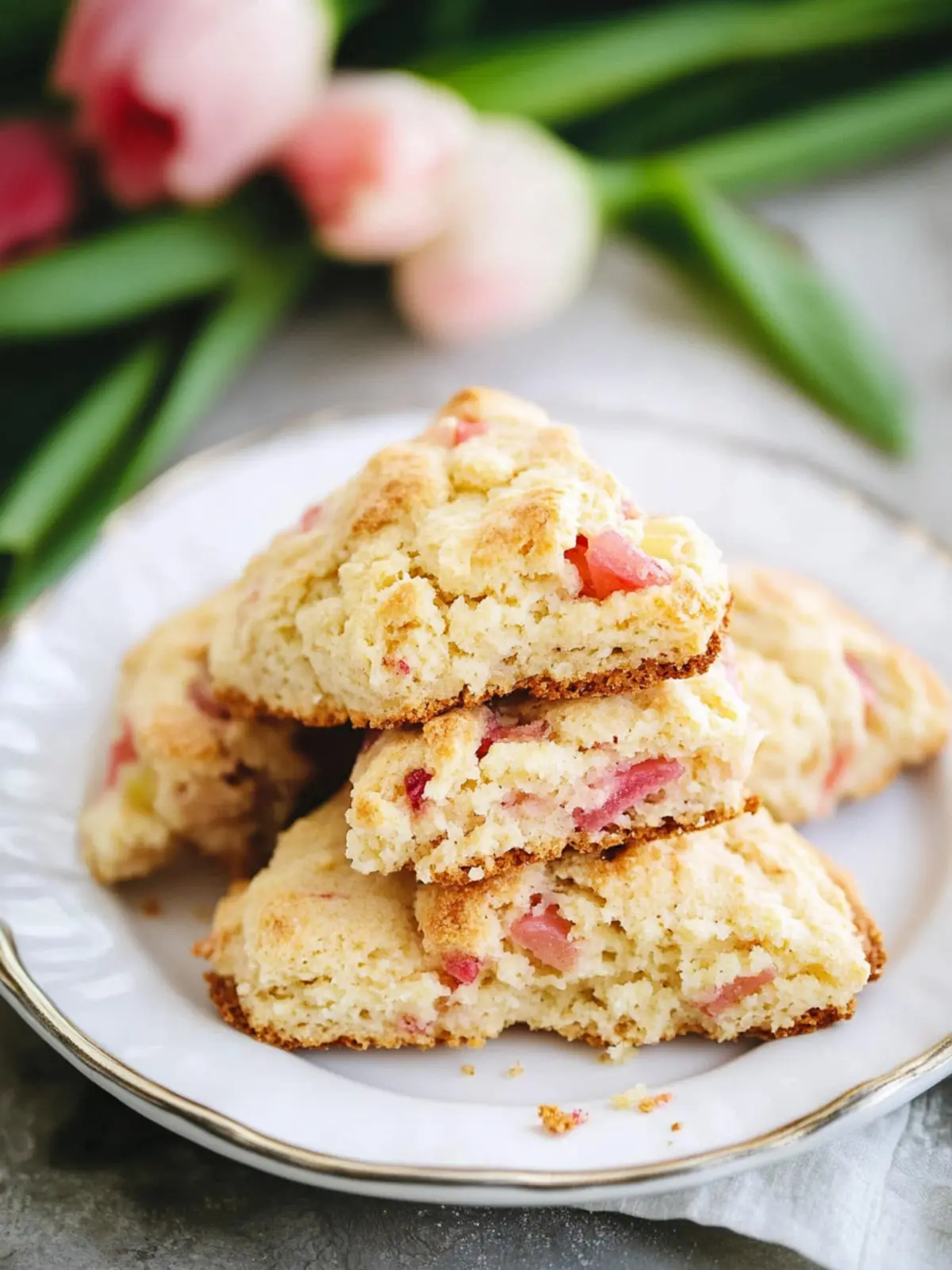 Deliciously Easy Rhubarb Scones You’ll Crave Daily 3 Easy Rhubarb Scones
