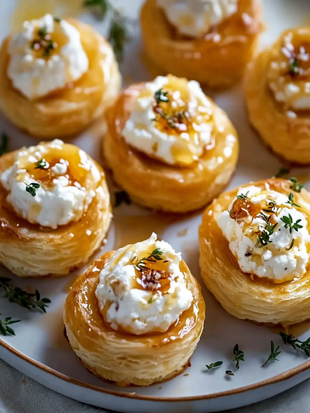 Goat Cheese and Honey Bites