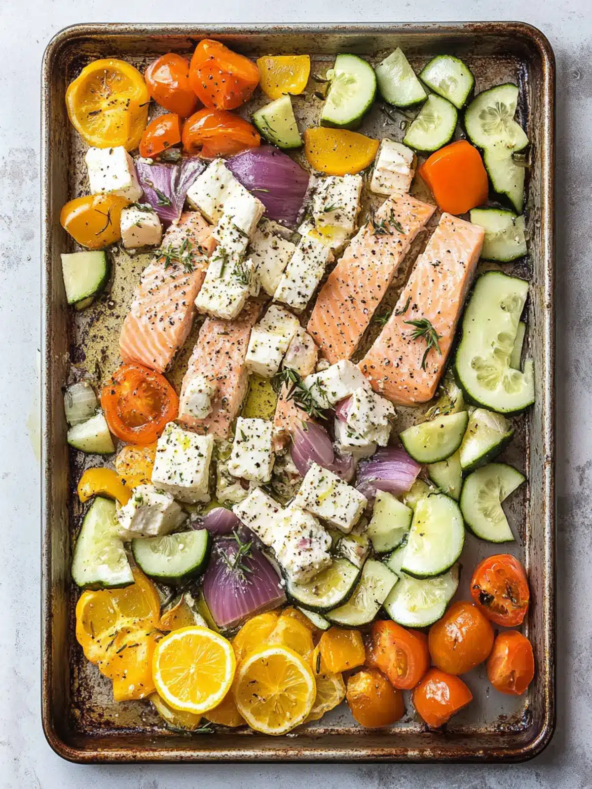 Easy Greek Sheet Pan Supper for a Flavor-Packed Dinner 2 Greek Sheet Pan Supper