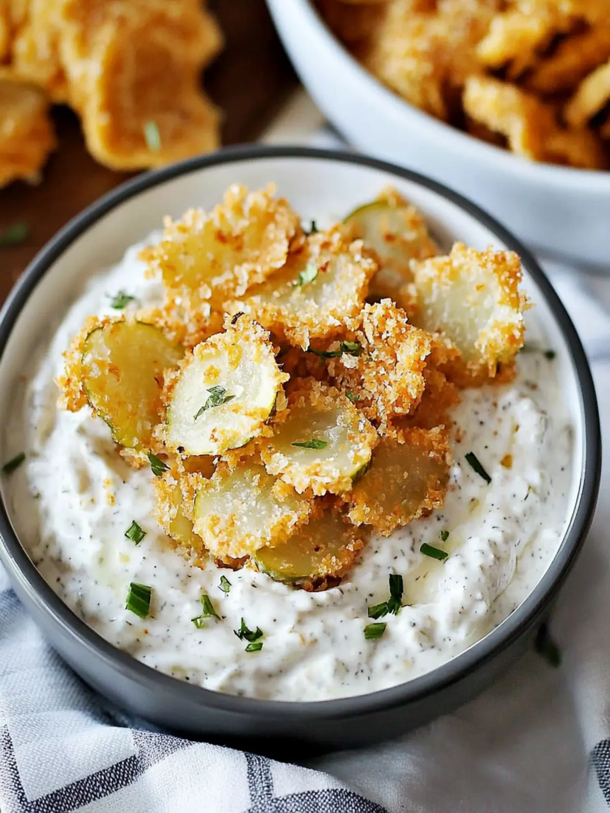 Fried Pickle Ranch Dip: Irresistibly Creamy Appetizer Joy 3 Fried Pickle Ranch Dip