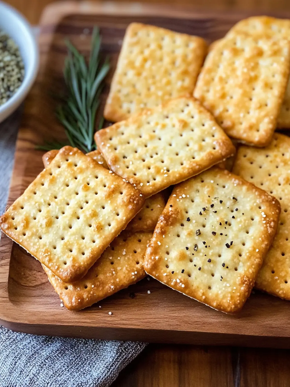 Homemade Artisan Crackers 4 Flavors