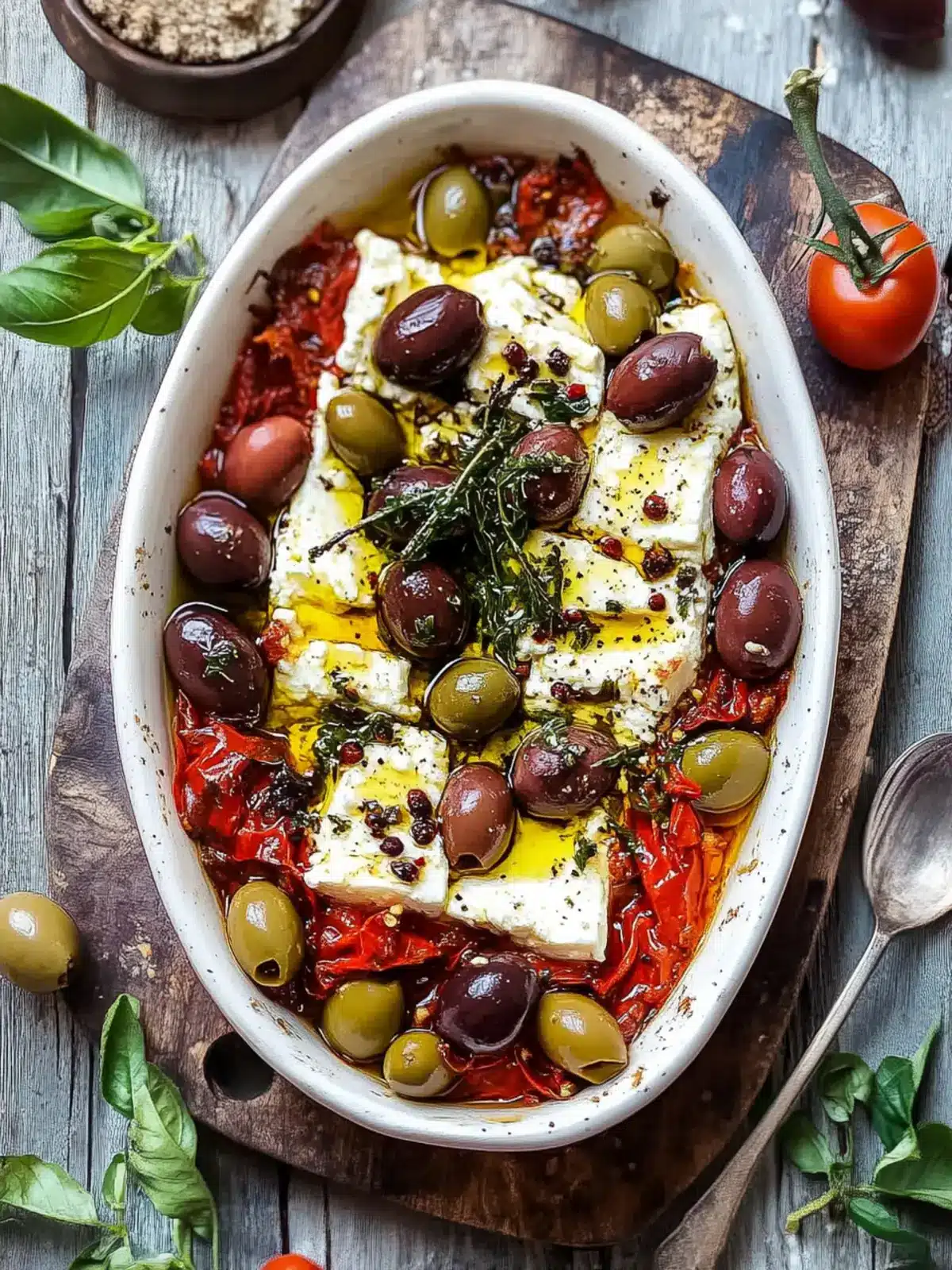 Baked Feta with Olives: Your New Favorite Gluten-Free Appetizer 3 Baked Feta with Olives