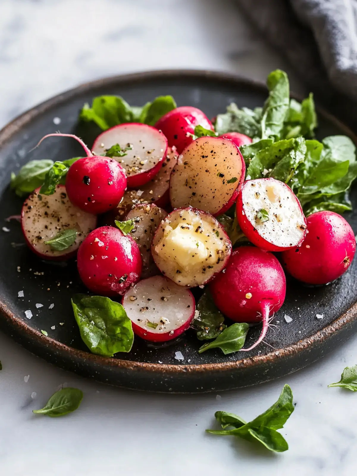 Radishes with Butter and Salt: A Simple, Flavorful Snack! 3 Radishes with Butter and Salt