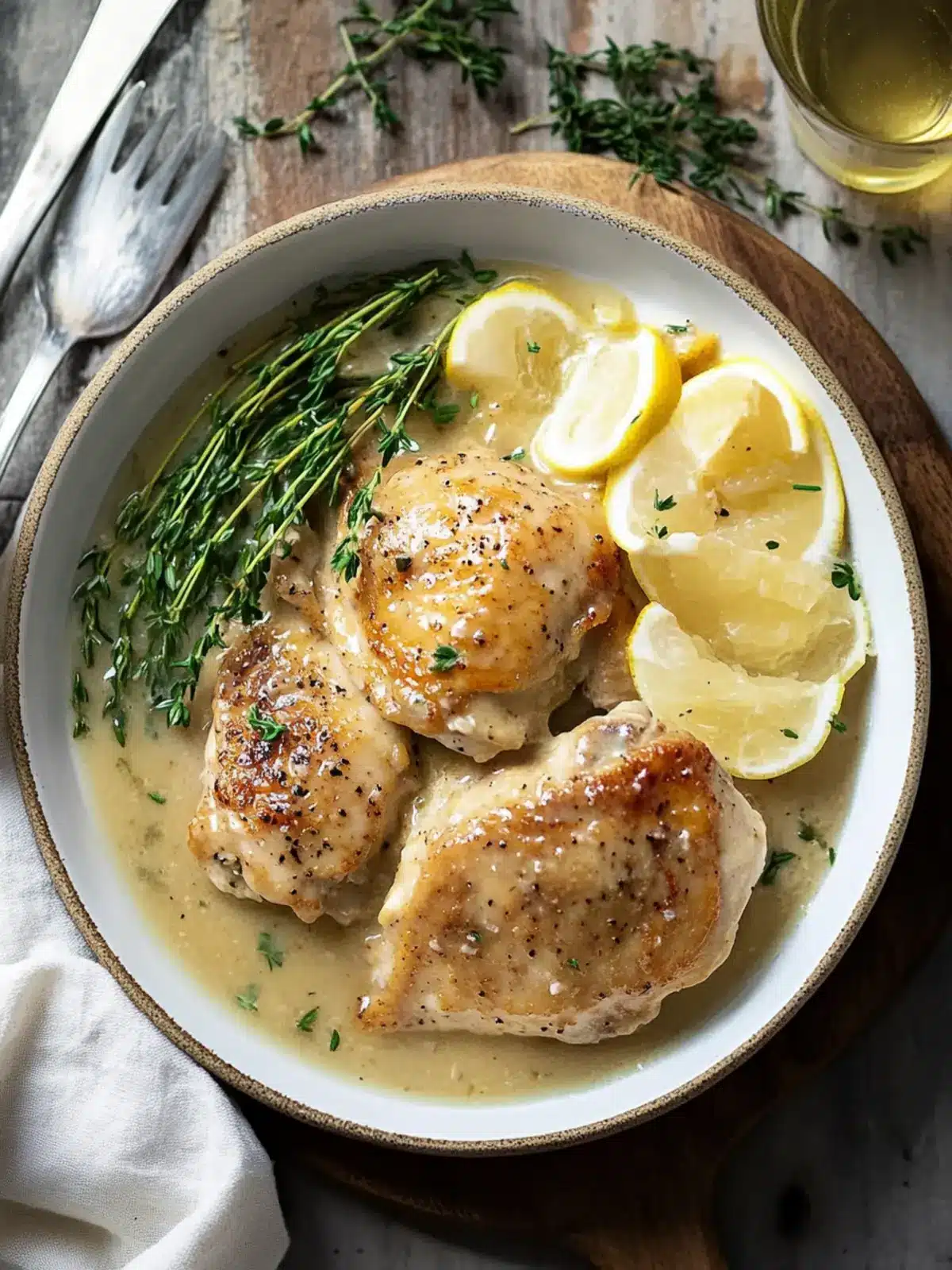 Delicious Chicken in White Wine Sauce for Cozy Dinners 4 Chicken in White Wine Sauce