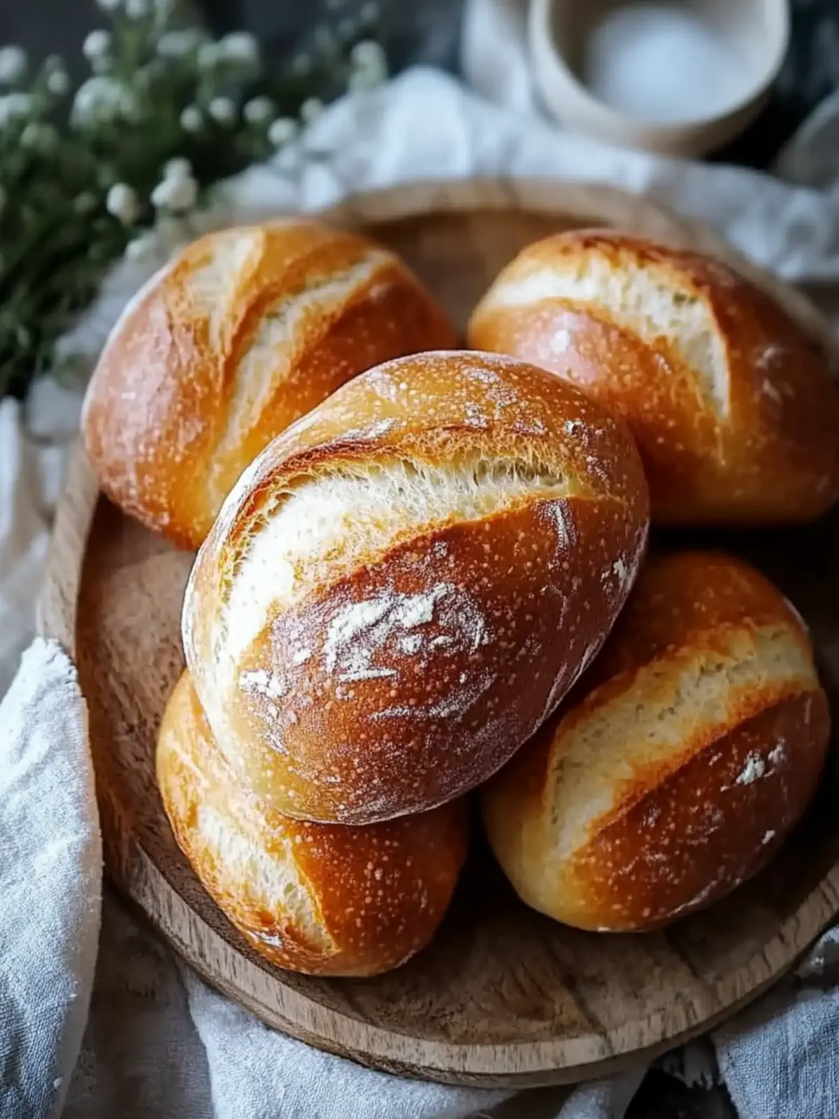 Crusty French Bread Rolls