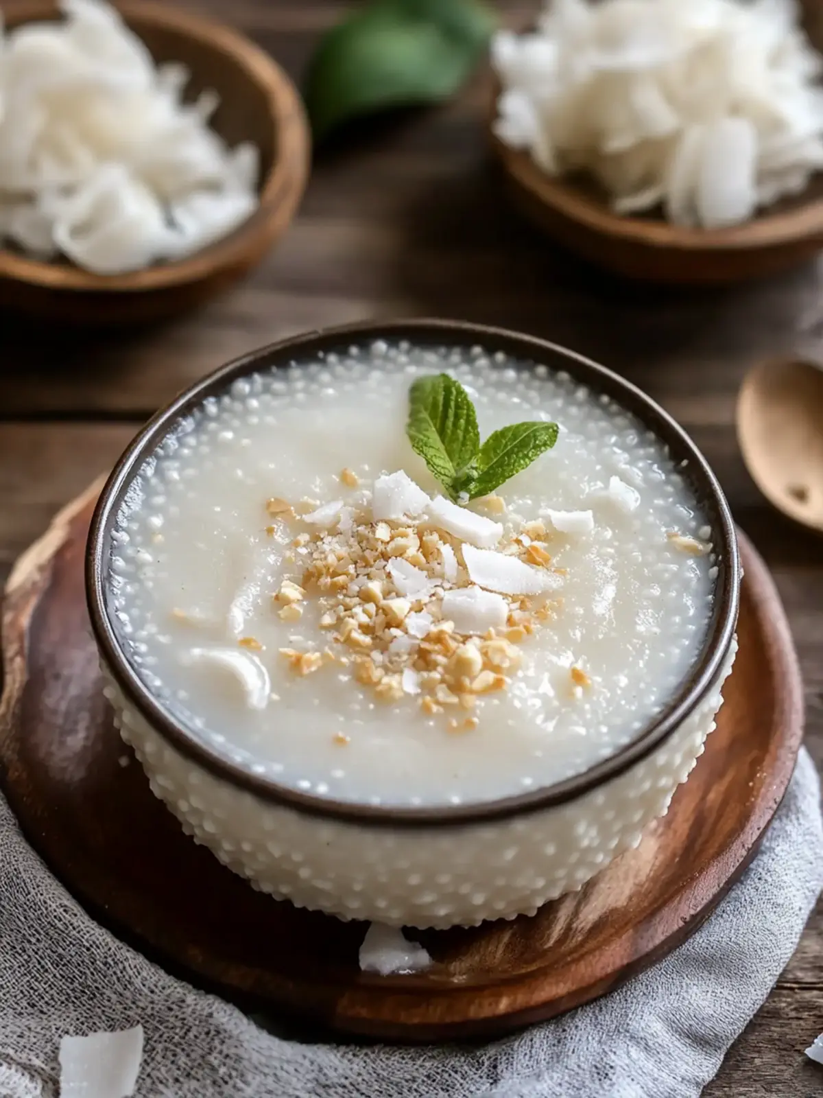 Refreshing Thai Coconut Sago Pudding for a Vegan Delight 5 Thai Coconut Sago Pudding