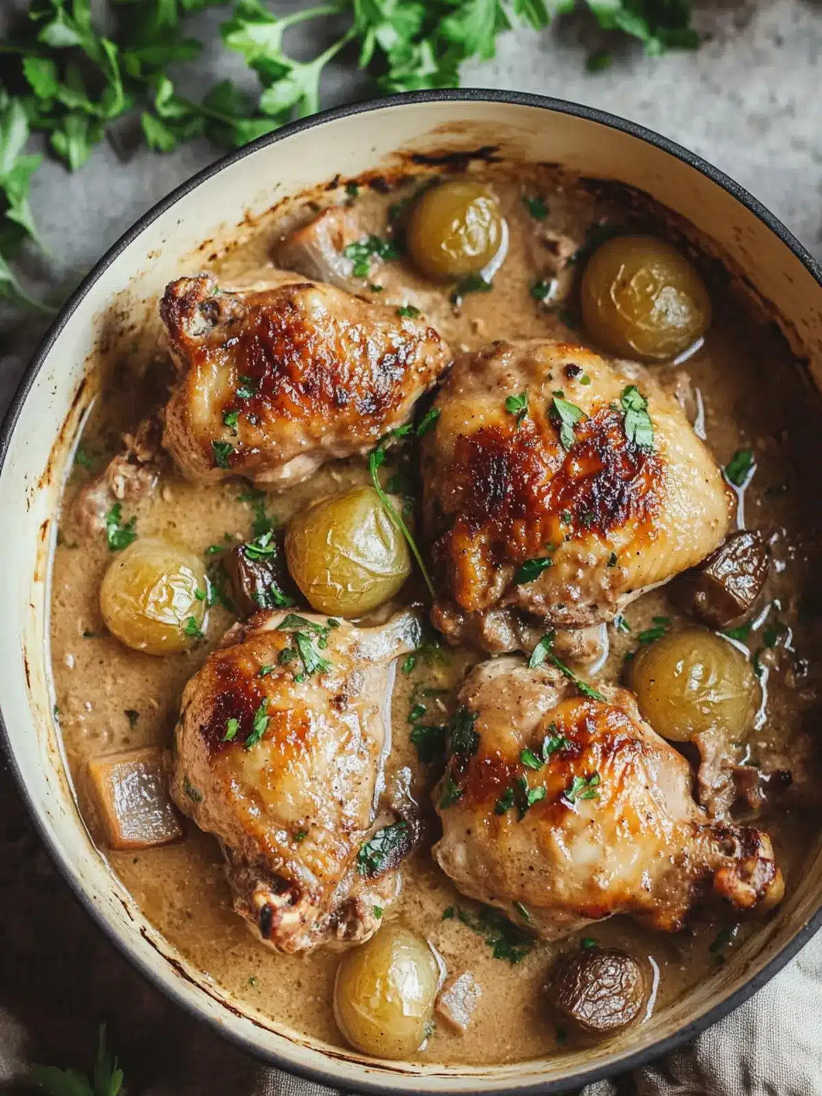 Coq au Vin Blanc: Delightfully Creamy Chicken Recipe 3 Coq au Vin Blanc